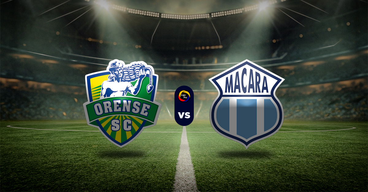 Pronóstico Orense vs Macará | Liga Pro Ecuador apuesta recomendada y cuotas