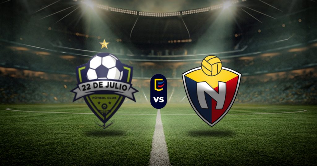 Uno de los primeros duelos en estos dieciseisavos de final de la Copa Ecuador será el de 22 de Julio vs El Nacional, este 11 de julio.