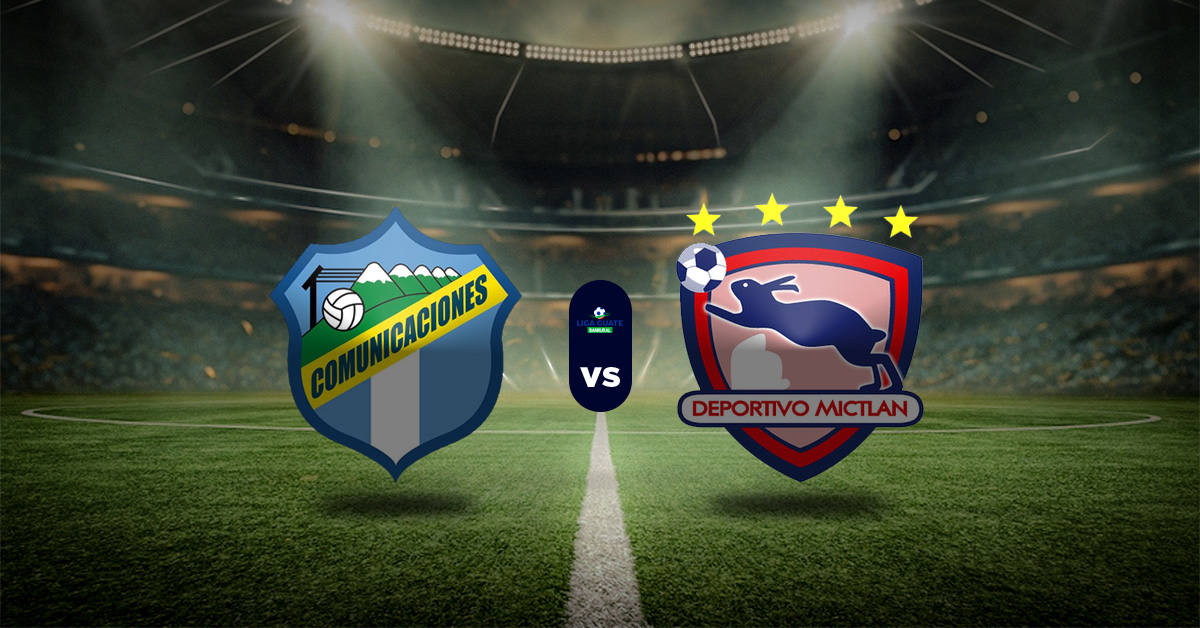 El cierre de la esta primera fecha de la Liga Nacional de Guatemala será este 20 de julio con el Comunicaciones vs Deportivo Mictlán.