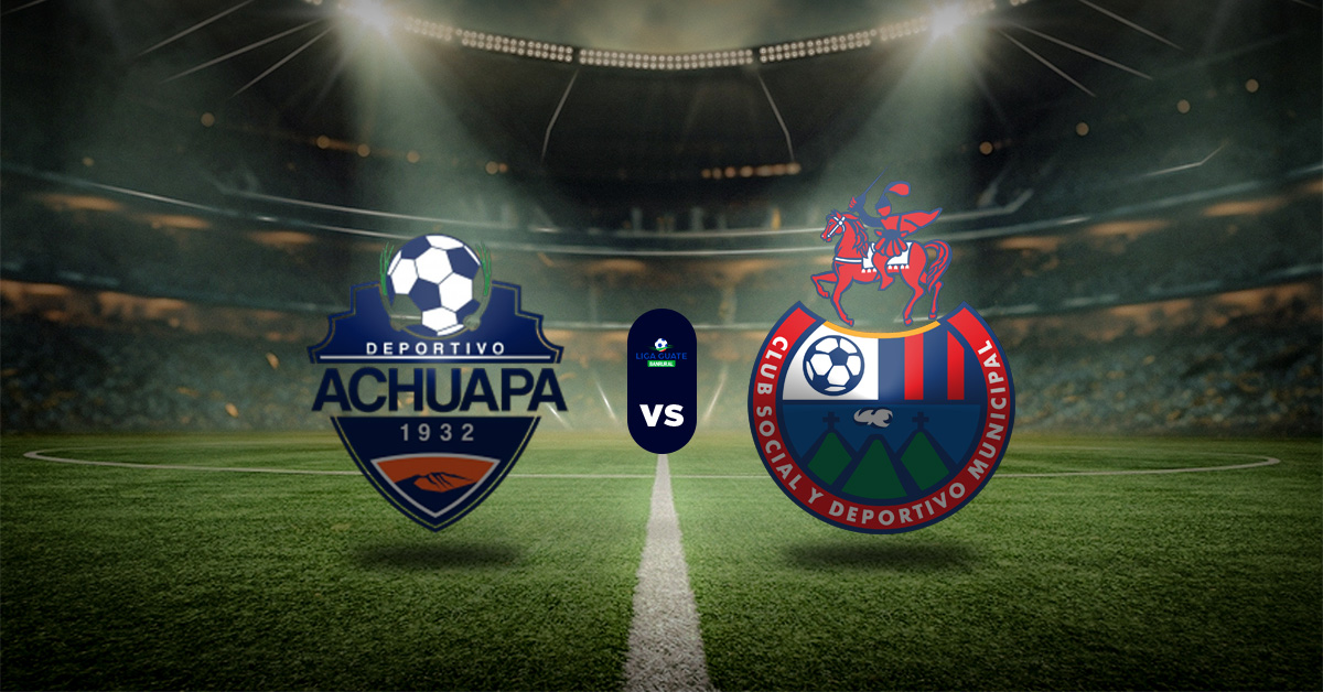 El segundo choque del domingo en la Liga Nacional de Guatemala, en esta fecha 1, será el de Deportivo Achuapa vs Municipal.