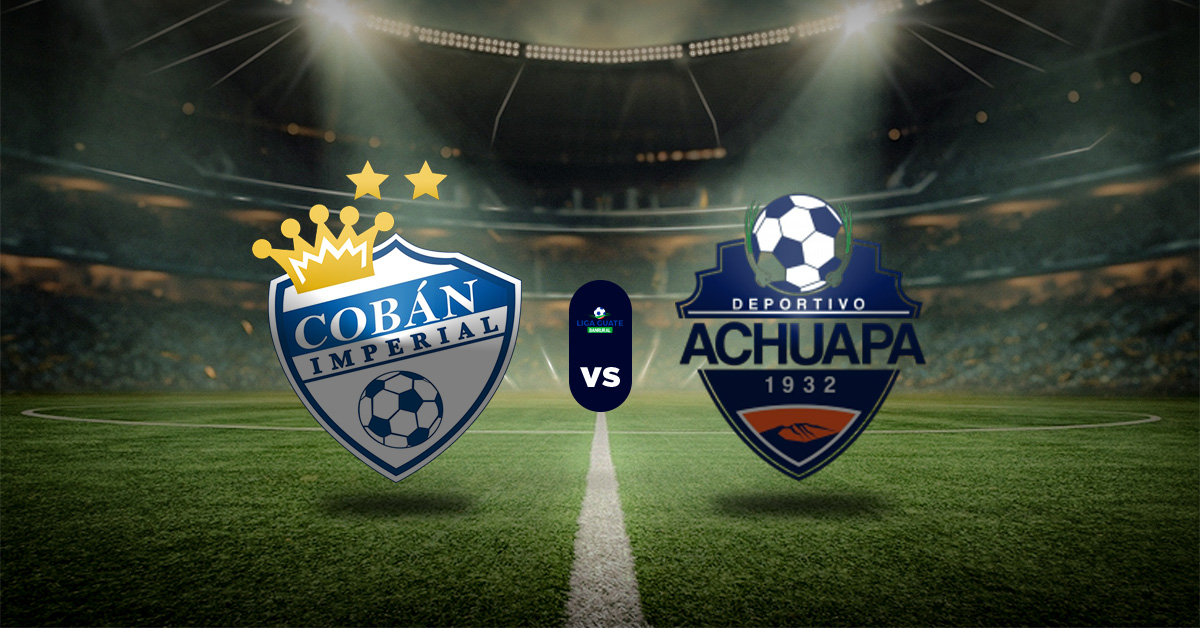 El sábado cierra de forma increíble en la jornada de la Liga Nacional de Guatemala, con el duelo de Cobán Imperial vs Deportivo Achaupa.