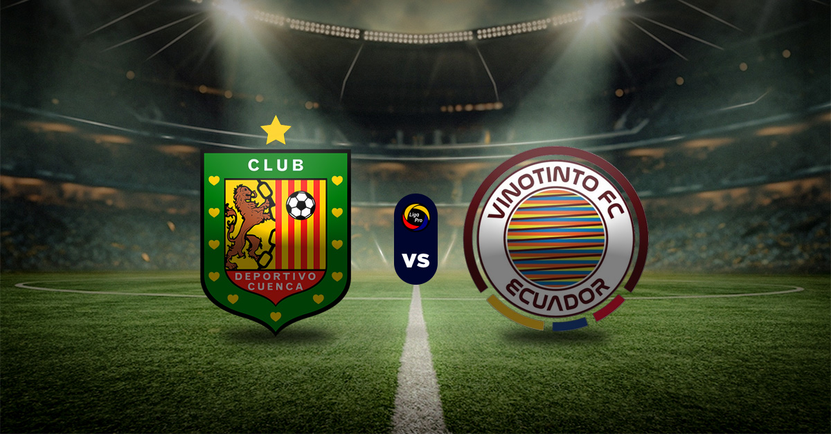 El último choque de esta jornada 25 de la LigaPro se jugará este lunes 18 de agosto y será el de Deportivo Cuenca vs Vinotinto FC.