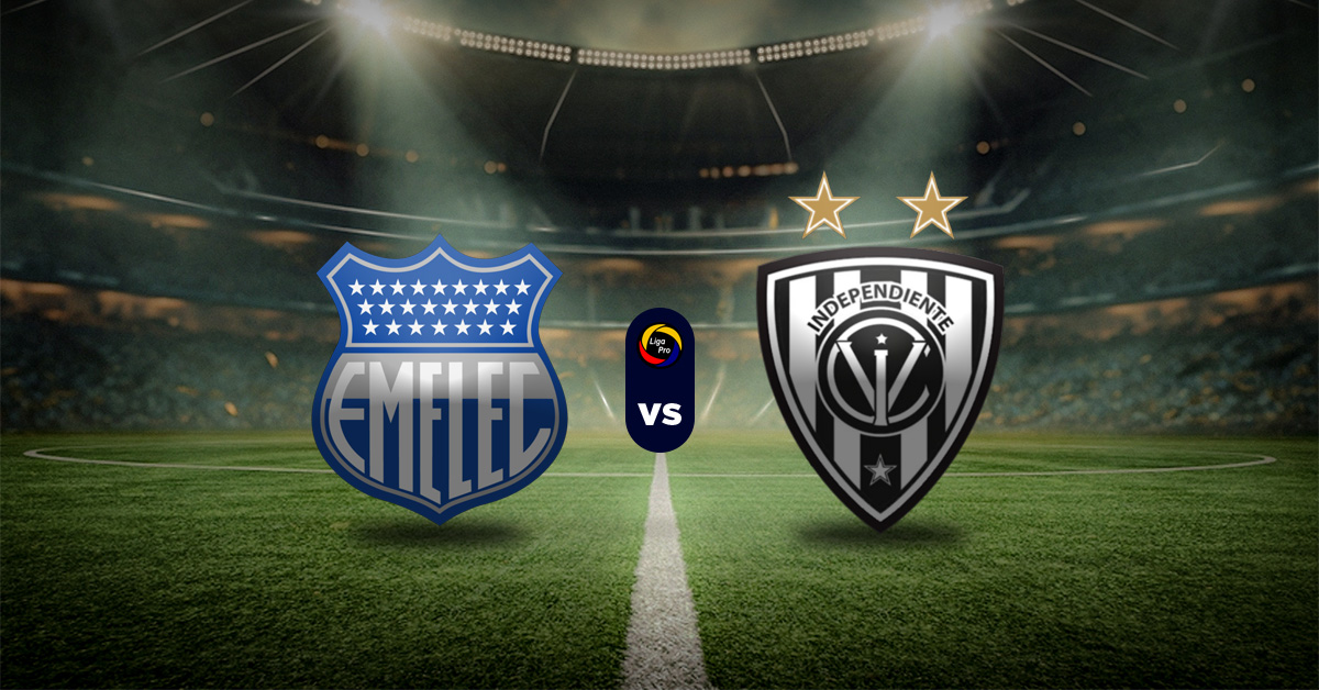 Otro de los partidos del domingo, 24 de agosto, en la jornada 26 de LigaPro será el de Emelec vs Independiente del Valle.