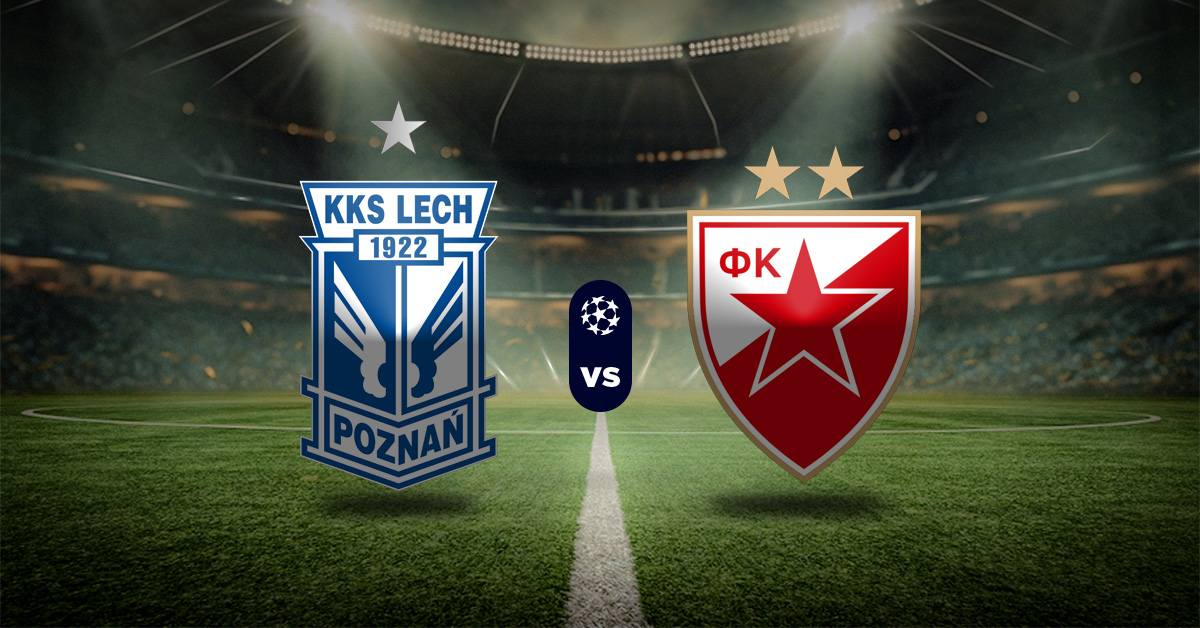 Uno de los choques de ida en esta tercera ronda de clasificación a la Champions League será Lech Poznan vs Estrella Roja, el 6 de agosto.