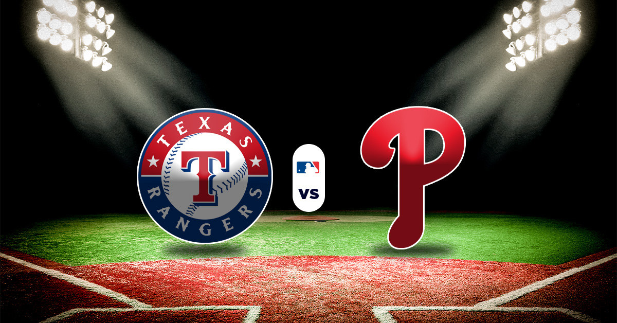 Uno de los choques interligas más importantes de la jornada de las Grandes Ligas será el de Rangers vs Phillies, este viernes 8 de agosto.