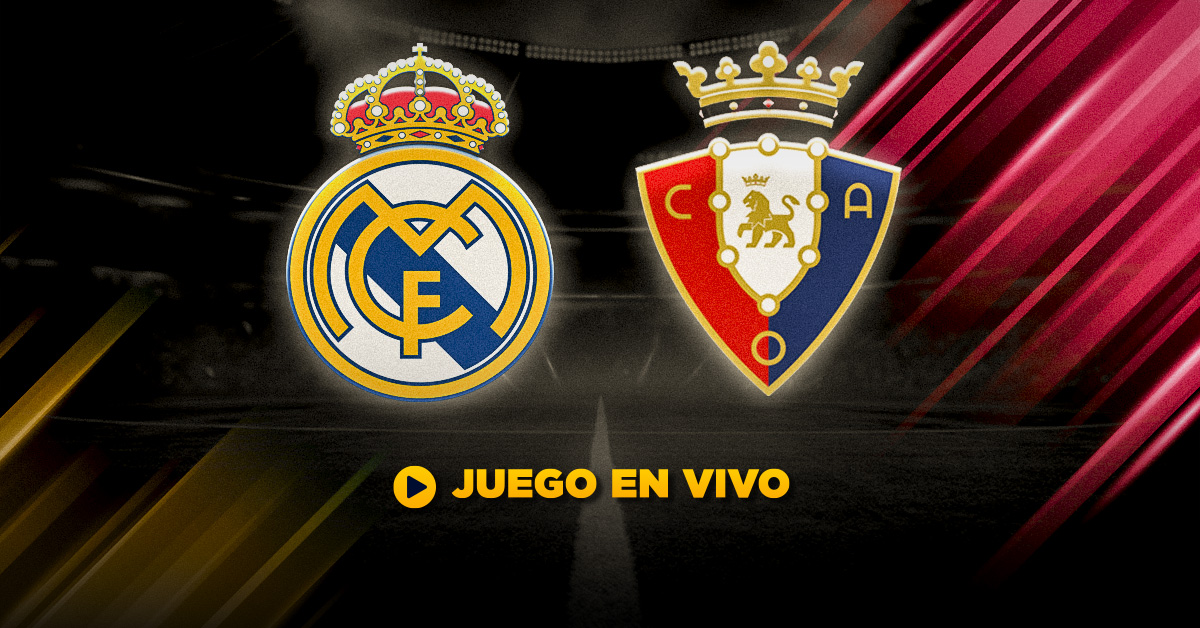 Real Madrid vs Osasuna EN VIVO - LaLiga Primera Jornada MasterBets365 apuestas deportivas online