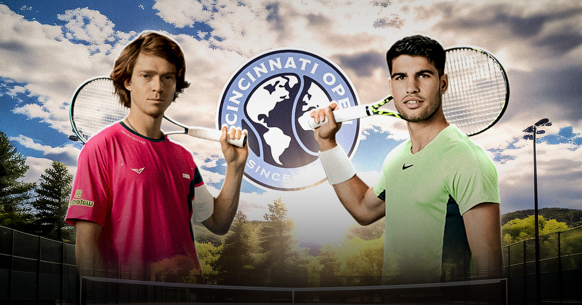Otro de los duelos de cuartos de final en este Masters 1000 Cincinnati será el de Rublev vs Alcaraz, que se jugará este 15 de agosto.