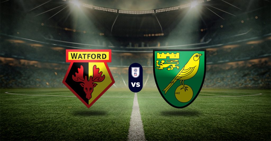 Uno de los choques claves en esta primera ronda de la EFL Cup, este martes 12 de agosto, lo protagonizarán Watford vs Norwich City.