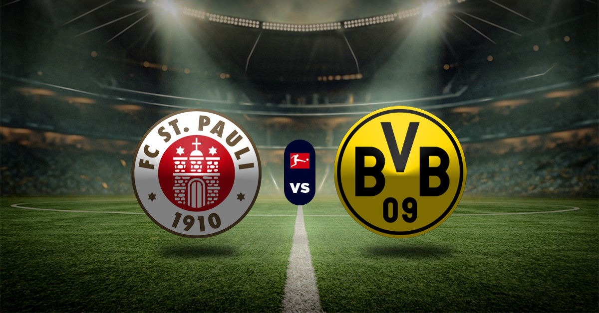 Pronóstico Bundesliga hoy: St. Pauli vs Borussia Dortmund - Apuesta recomendada MasterBets365.com