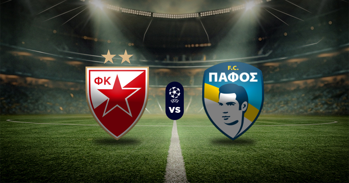 Pronóstico Estrella Roja vs Pafos – Champions League MasterBets365.com