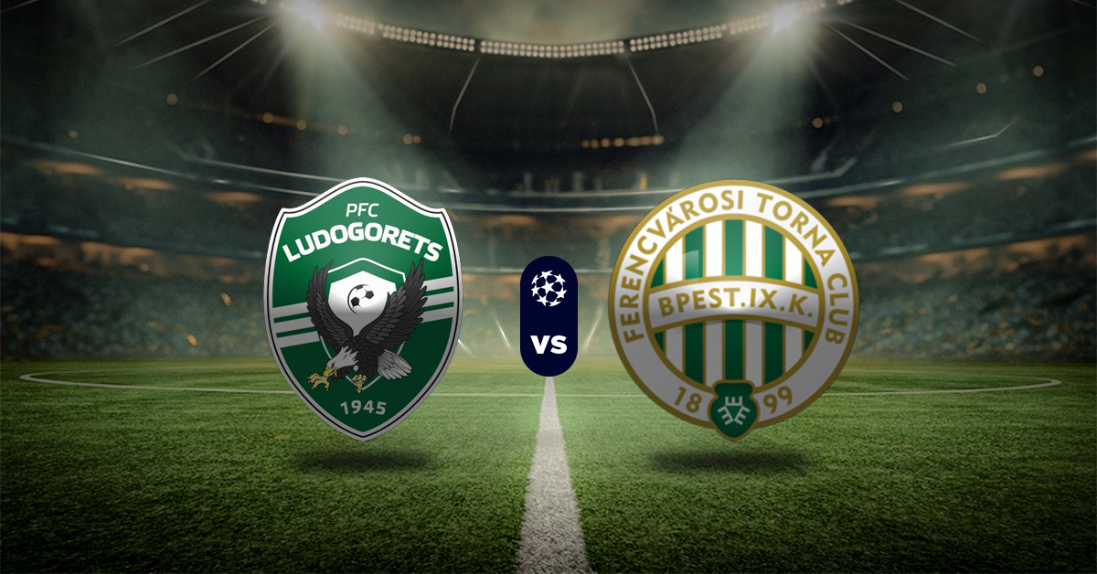 Pronóstico Ludogorets vs Ferencvaros | Champions League Masterbets365.com