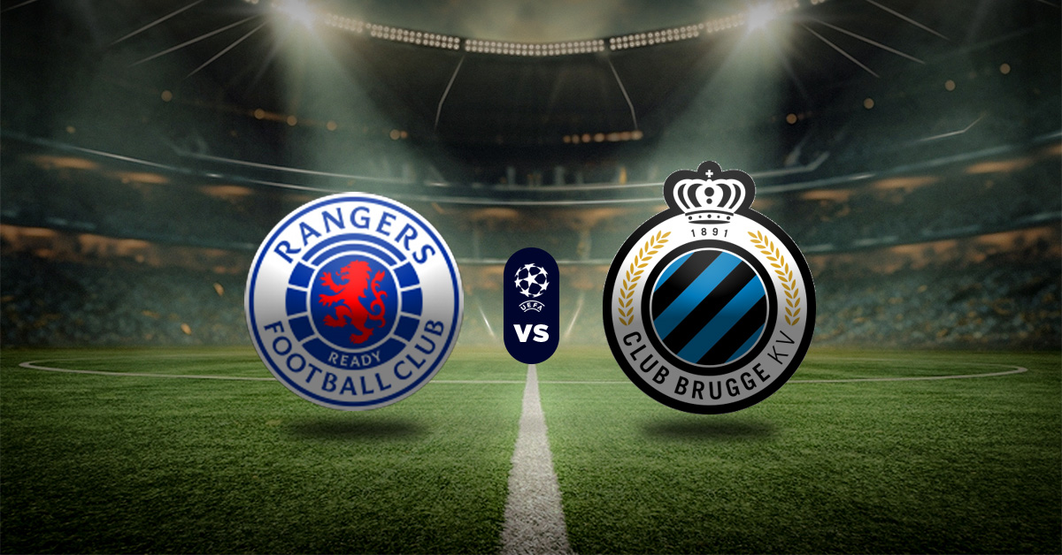 Pronóstico Rangers vs Club Brujas Champions League MasterBets365.com