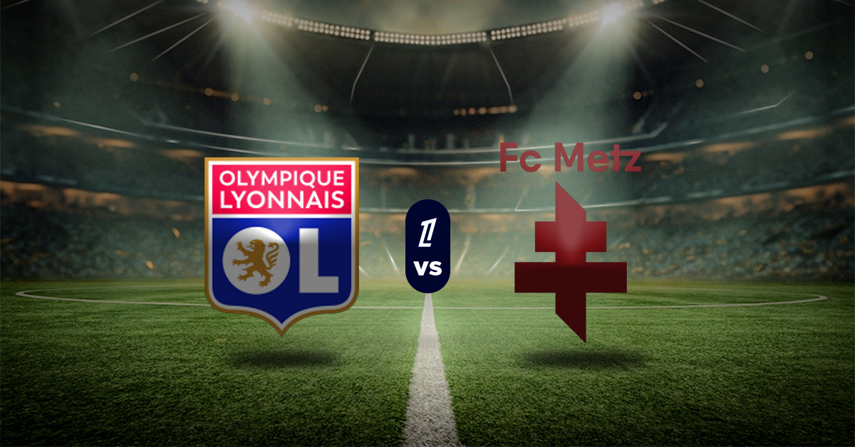 Écharpe OL Lyon – Finale Coupe De La Ligue 1996 – Olympique Lyonnais Vs FC Metz