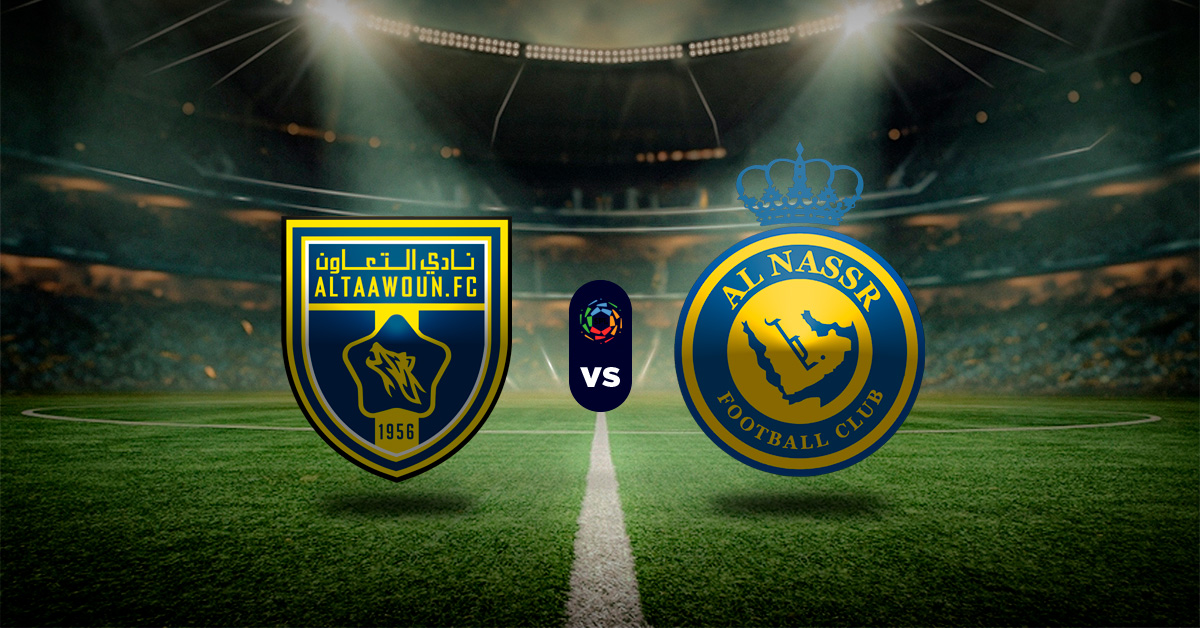 Pronóstico Al-Taawon vs Al Nassr - Liga Profesional Saudí MasterBets365.com