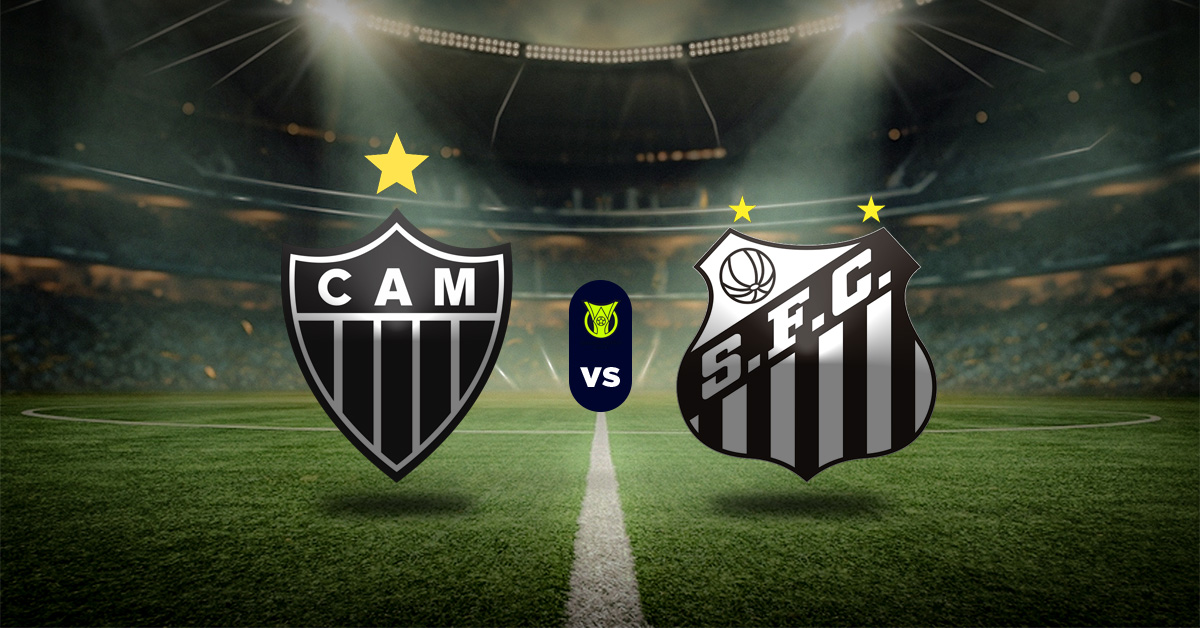 Otro de los partidos que se jugarán este domingo 14 de setiembre, en la jornada 23 del Brasileirao, será el de Atlético Mineiro vs Santos.