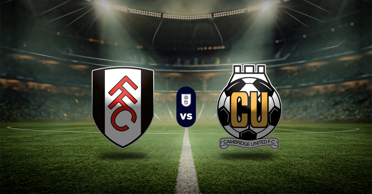 Uno de los encuentros que se jugará este martes 23 de septiembre, en la tercera ronda de la EFL Cup, será el de Fulham vs Cambridge United.