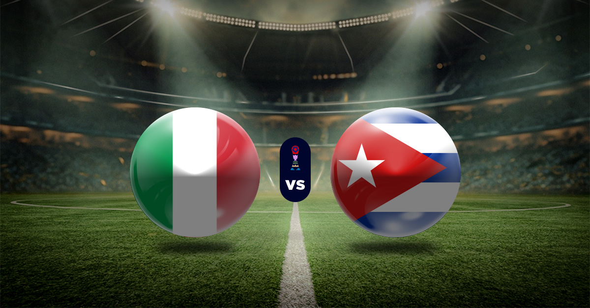 La jornada de este miércoles, 1 de octubre, en el Mundial Sub-20 empezará con el Italia vs Cuba, en la fecha 2.