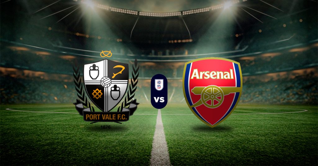 Más duelos de la tercera ronda de la EFL Cup se verán este miércoles 24 de septiembre y uno será el de Port Vale vs Arsenal.