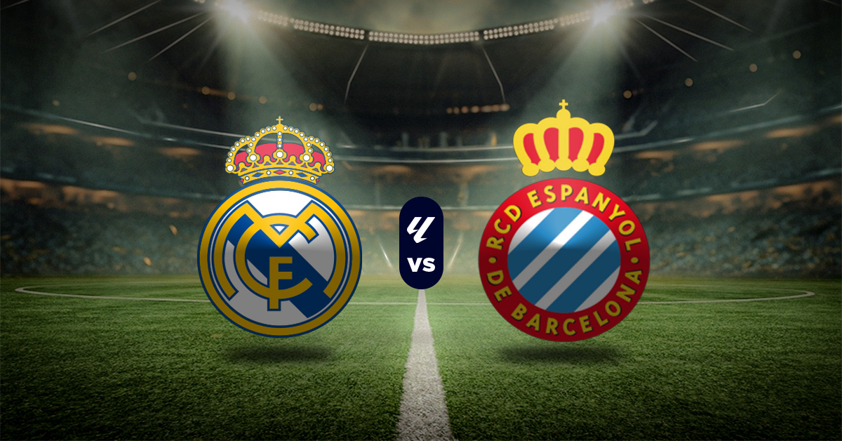 Uno de los choques caves de esta jornada 5 de LaLiga será el de Real Madrid vs Espanyol. este sábado 20 de septiembre.