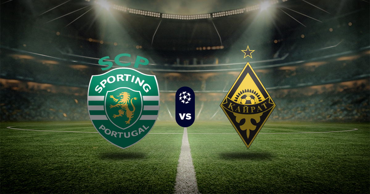 Otro de los juegos de este jueves 18 de septiembre en la fecha 1 de la Champions League será el de Sporting Lisboa vs Kairat Almaty.