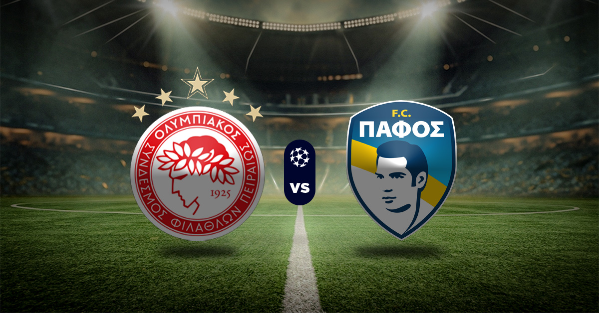 Pronóstico Olympiacos vs Pafos – Champions League