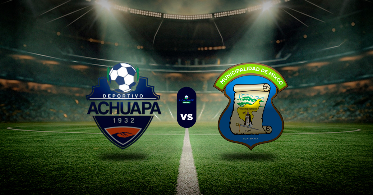 El otro choque que se recuperará de la fecha 10 de la Liga de Guatemala será el Deportivo Achuapa vs Deportivo Mixco, el 8 de octubre.