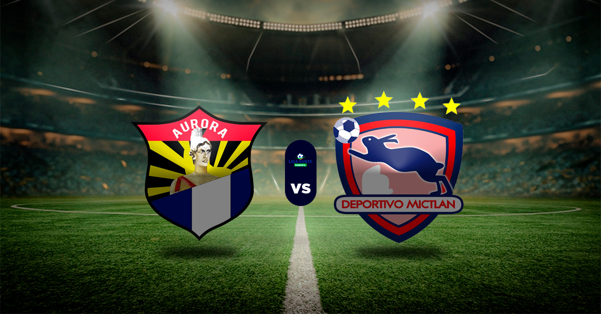 El primer juego de este miércoles 8 de octubre, en la fecha 10 de la Liga Nacional de Guatemala, será el de Aurora FC vs Mictlán.