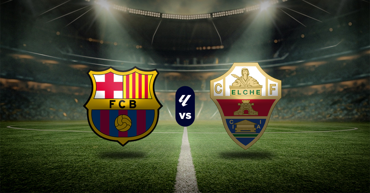 El penúltimo encuentro de este domingo 2 de noviembre será el que protagonizarán Barcelona vs Elche, en la jornada 11 de LaLiga.
