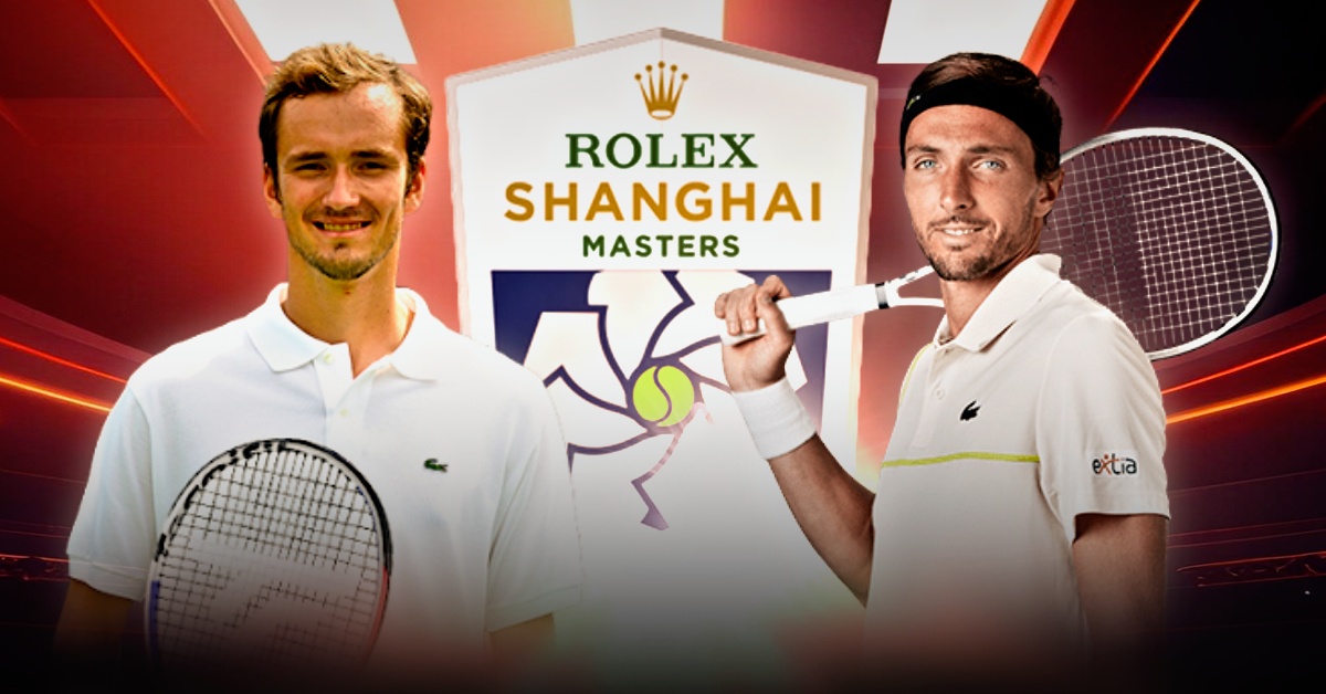 D. Medvedev vs Arthur Rinderknech Pronostico Master de Shanghai 2025 MasterBets365 Apuestas tenis