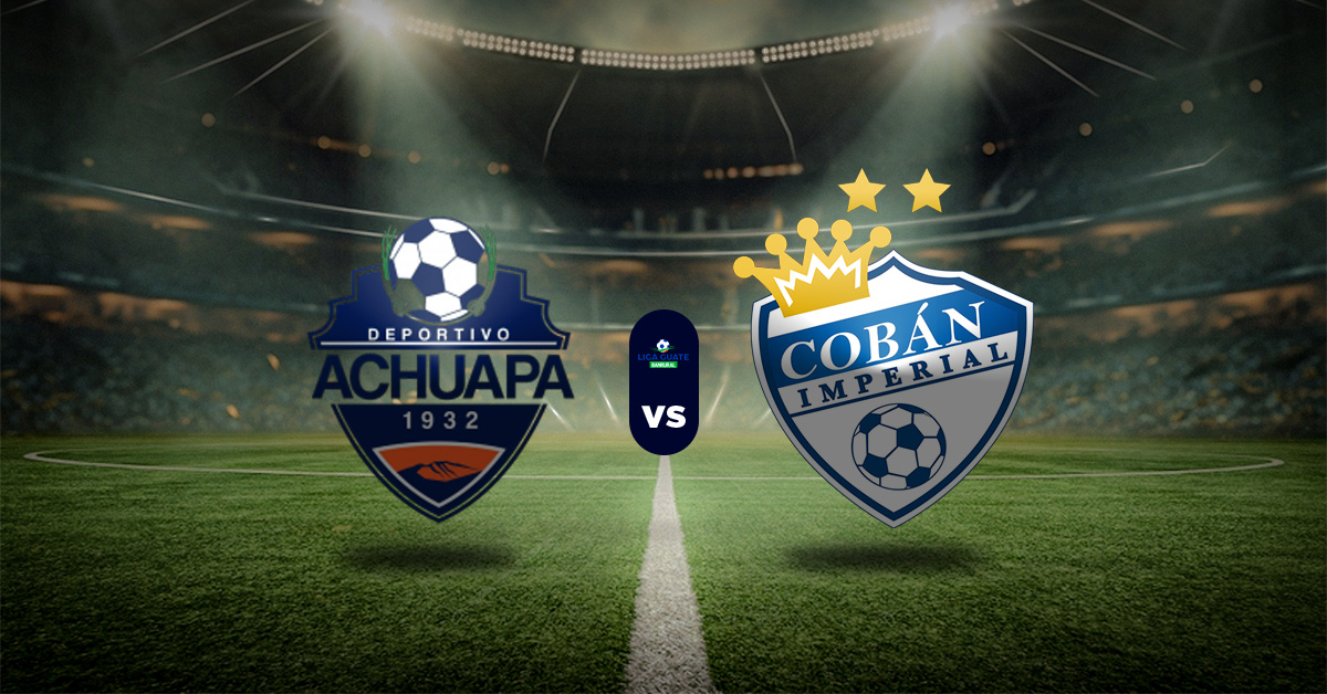 El primer juego de este domingo 26 de octubre, en la jornada 16 de la Liga Nacional de Guatemala, será Deportivo Achuapa vs Cobán Imperial.