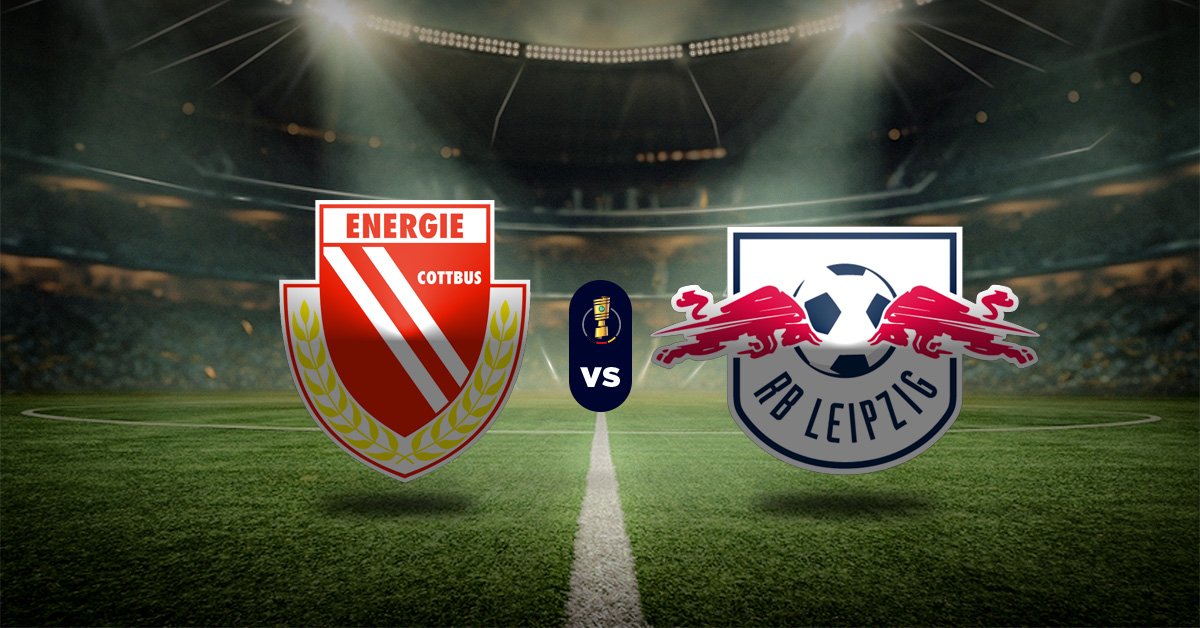 Uno de los últimos choques de este martes en la segunda ronda de la Copa de Alemania será el de Energie Cottbus vs RB Leipzig.
