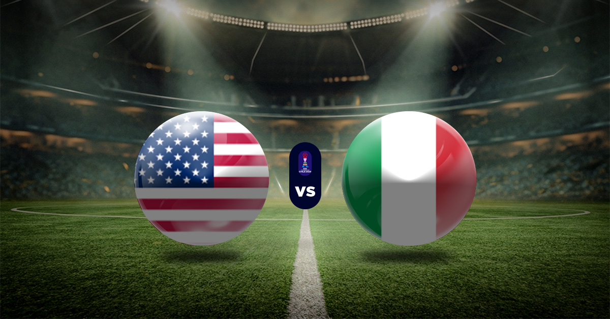 El penúltimo duelo de estos octavos de final del Mundial Sub-20 será el de Estados Unidos vs Italia, este jueves 9 de octubre.