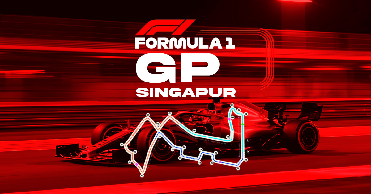 Este domingo 5 de octubre se realizará el Gran Premio de Singapur de la Fórmula 1, en el circuito urbano de Marina Bay.