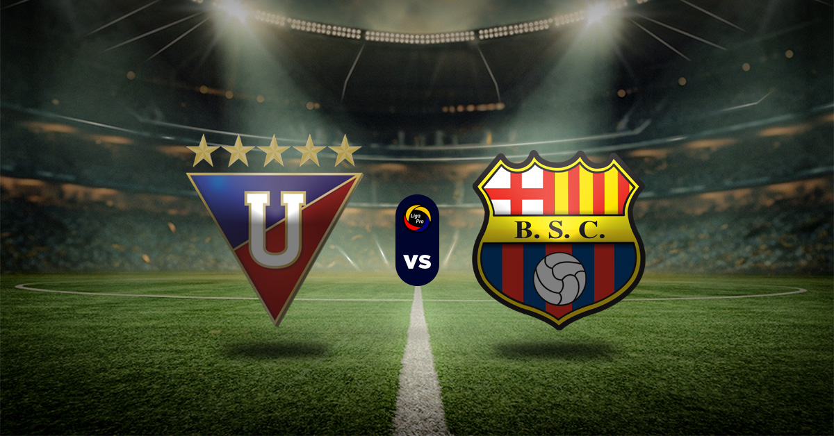 El segundo encuentro en esta fecha 2 de la Ronda de Campeonato de LigaPro será el LDU Quito vs Barcelona SC, este viernes 17 de octubre.