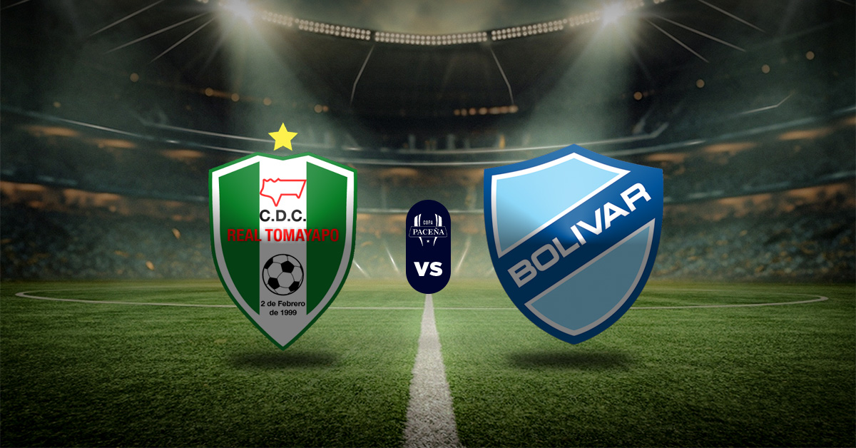 El último encuentro de esta jornada 10 de la Copa Bolivia lo protagonizarán Real Tomayapo vs Bolívar, este martes 21 de octubre.
