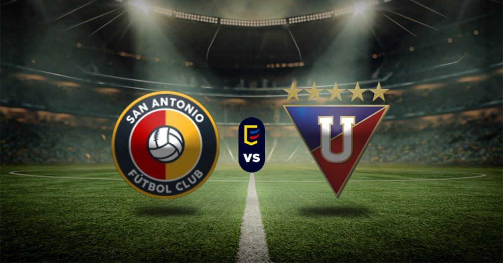 Los encuentros de octavos de final de la Copa Ecuador llegan a su fin con el San Antonio vs LDU Quito, este jueves 9 de octubre.