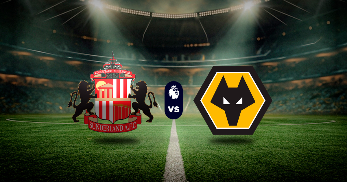 Otro de los choques que se verán este sábado 18 de octubre en la jornada 8 de la Premier League será el Sunderland vs Wolverhampton.