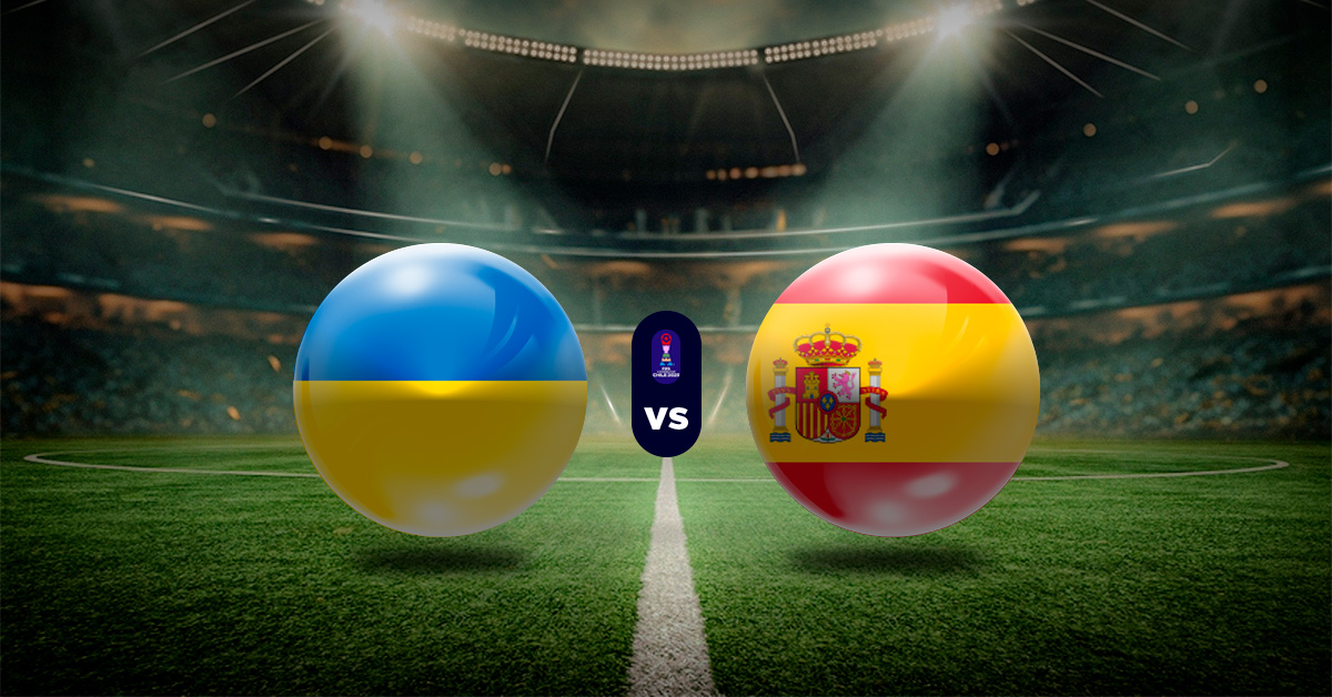 El primer juego de estos octavos de final del Mundial Sub-20 será el de Ucrania vs España, este martes 7 de octubre.
