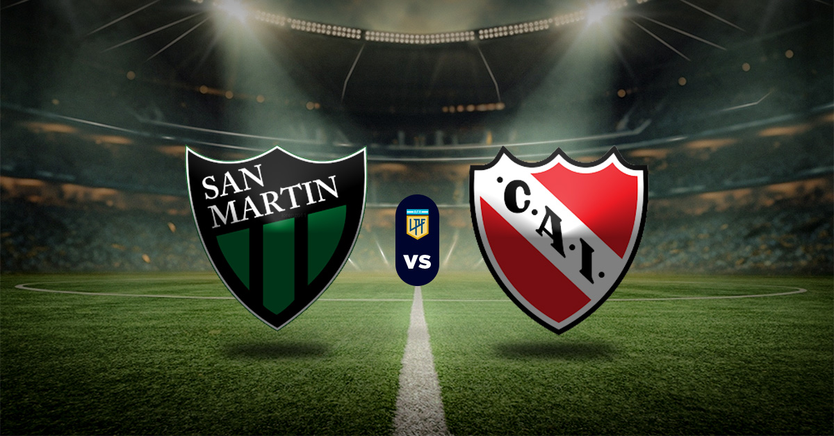 Pronóstico San Martín vs Independiente - liga argentina de futbol resultados