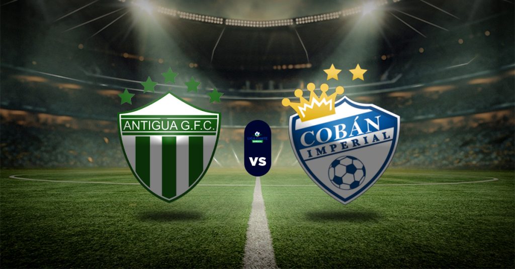 El penúltimo juego de este miércoles 5 de noviembre, en la fecha 18 de la Liga Nacional de Guatemala, será el Antigua GFC vs Cobán Imperial.