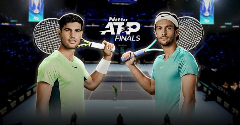 El cierre del grupo Jummy Connors en estas ATP Finals será con el duelo de Alcaraz vs Musetti, este jueves 13 de noviembre.