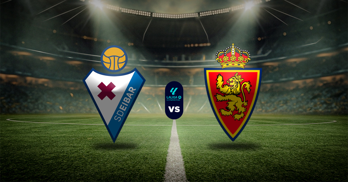 El segundo encuentro de este sábado 22 de noviembre será Eibar vs Zaragoza, en la jornada 15 de la Segunda División de España.