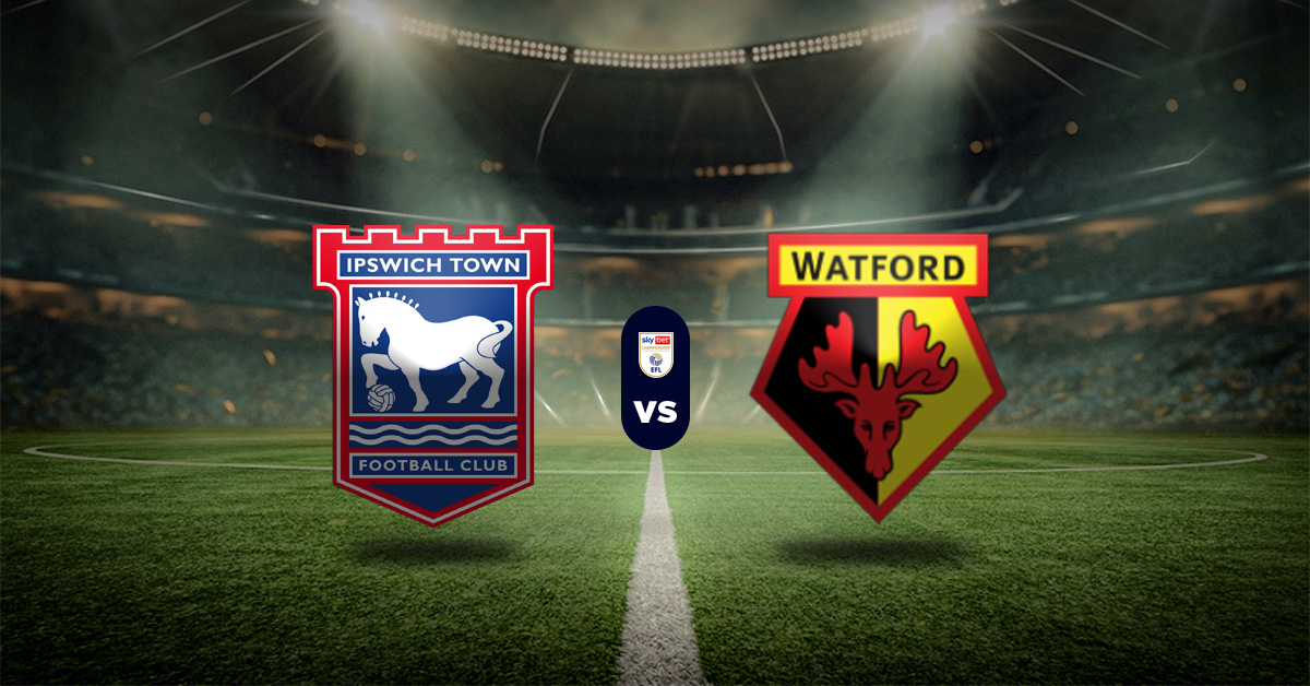 Otro de los grandes choques de este martes 4 de noviembre, en la jornada 14 de la Championship, será Ipswich Town vs Watford.