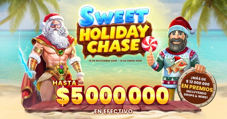 Juego de Casino Sweet Holiday Chase MasterBets365 slots de navidad promocion casino