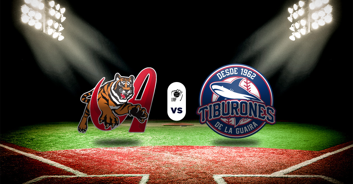 Pronóstico Tigres vs Tiburones | LVBP resultados en vivo