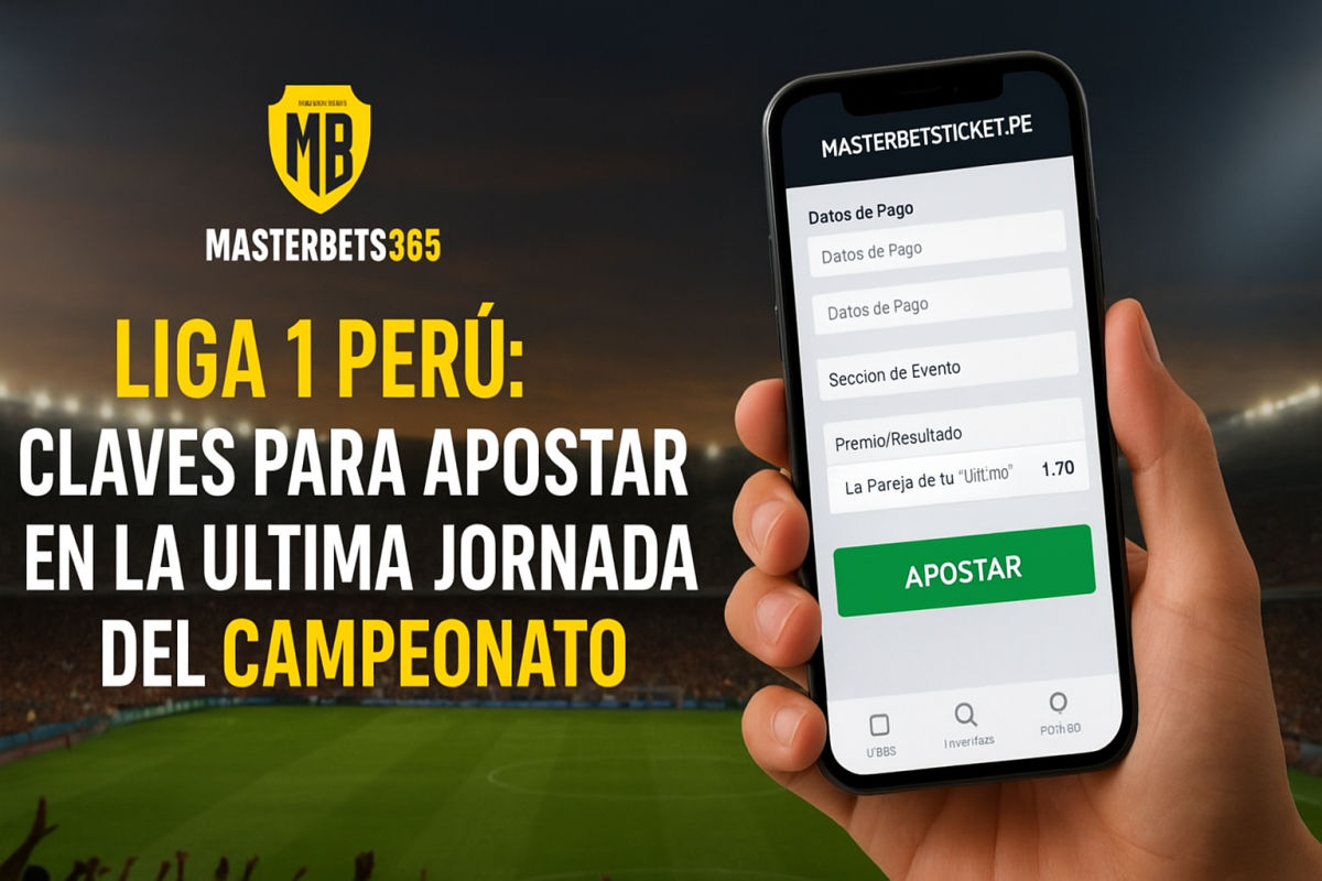 Liga 1 Perú cómo apostar