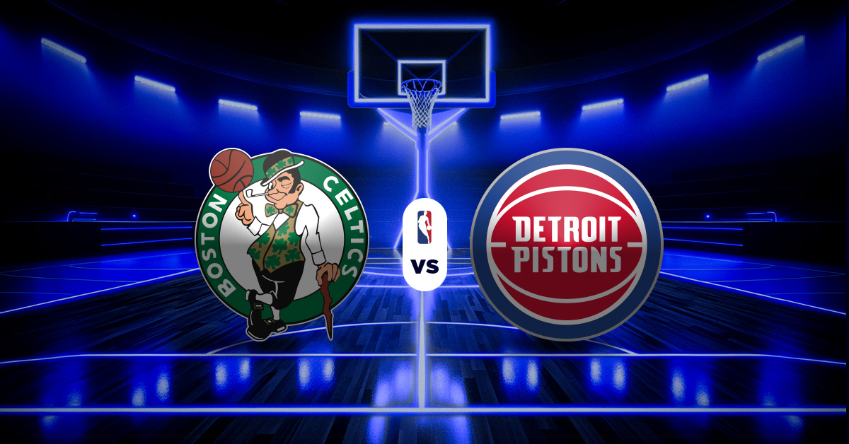 Pronóstico Celtics vs Pistons | Línea de NBA para hoy