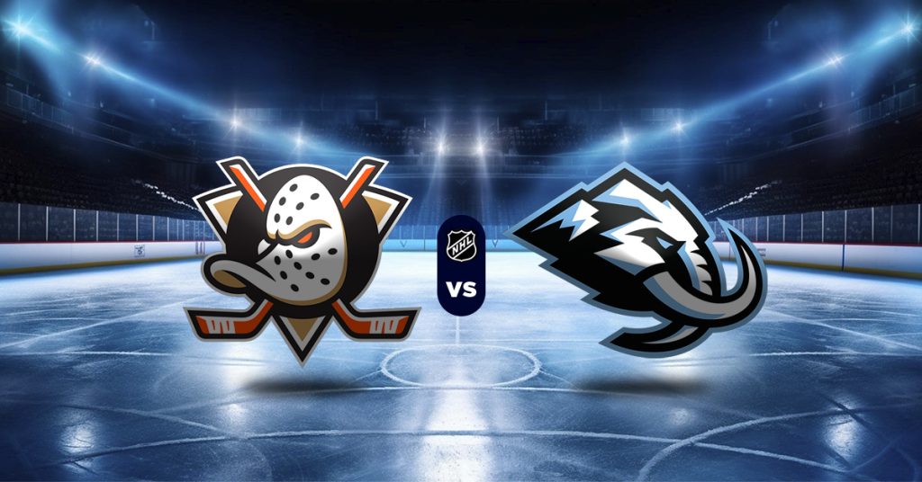 Pronóstico NHL hoy: Ducks vs Mammoth - Resultado de hockey de hoy