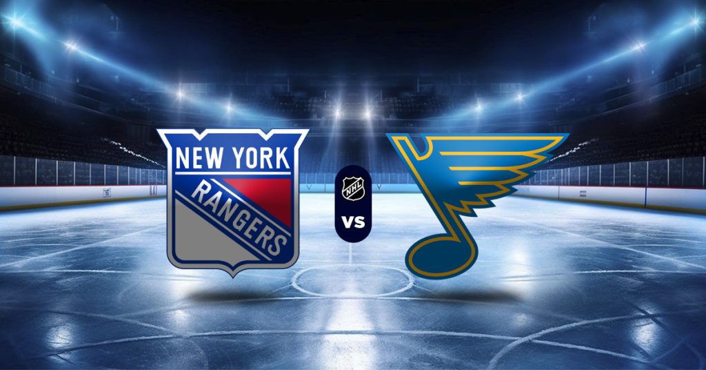 Pronóstico NHL: Rangers vs Blues - juegos de NHL para hoy