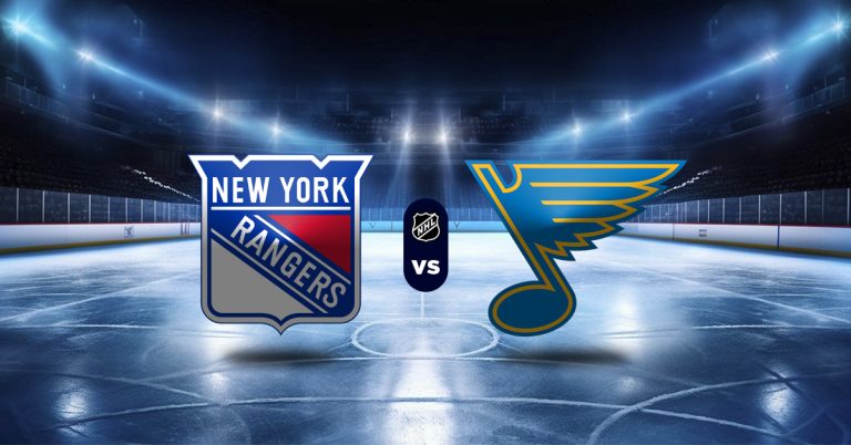 Pronóstico NHL: Rangers vs Blues - juegos de NHL para hoy